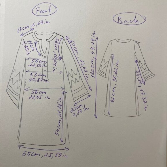 Beliza Teal Knit Ethnic Tunic Dress Metallic Thread, Boho Chic - Picture 12 of 13